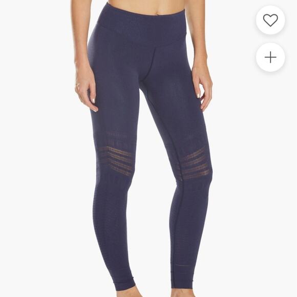 Free People | Blue Leggings New Gone Adrift Medium - Picture 2 of 3